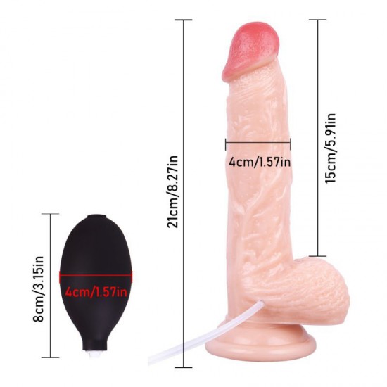 การหลั่งน้ำอสุจิ ดิลโด้ 8.3" การหลั่งน้ำอสุจิ ดิลโด้ 8.3"