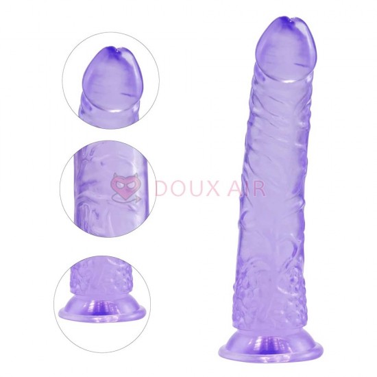 G Spot เยลลี่ ดิลโด้ หำ ปลอม ถ้วยดูดอวัยวะเพศชายยืดหยุ่น G Spot เยลลี่ ดิลโด้ หำ ปลอม ถ้วยดูดอวัยวะเพศชายยืดหยุ่น