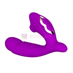 10 การสั่น 10 โหมดการดูดอวัยวะเพศหญิง G Spot Stimulator