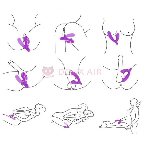 10 การสั่น 10 โหมดการดูดอวัยวะเพศหญิง G Spot Stimulator