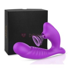 10 การสั่น 10 โหมดการดูดอวัยวะเพศหญิง G Spot Stimulator